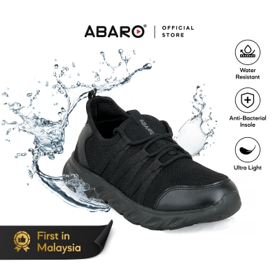 Black School Shoes ABARO W2821 Waterproof Mesh + EVA Secondary Unisex